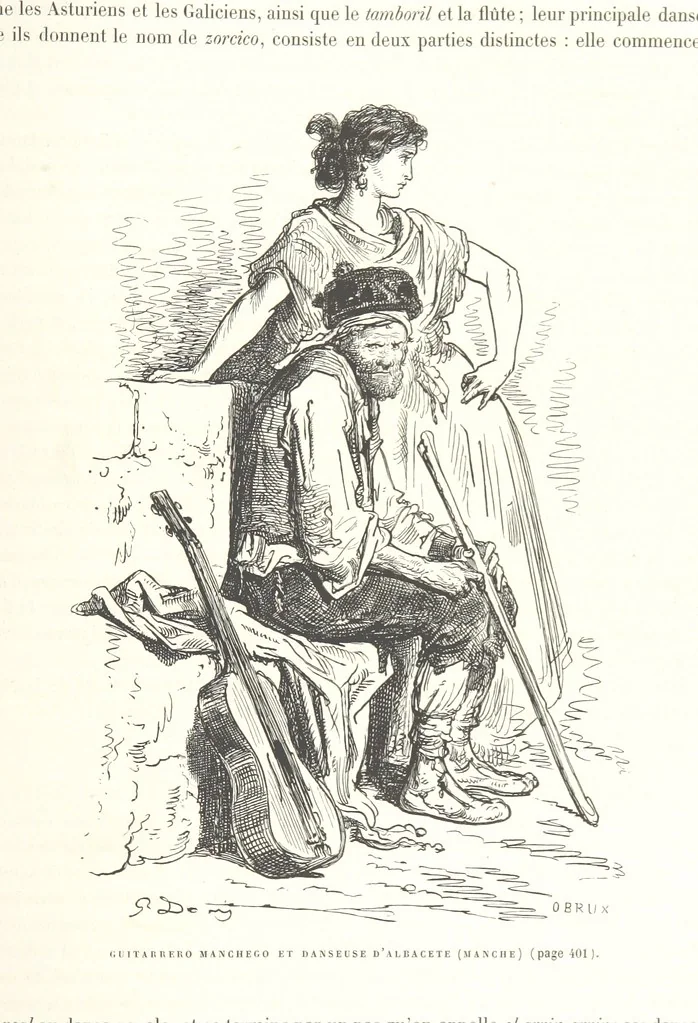 An illustration from L'Espagne ... Illustrée de 309 gravures dessinées sur bois par Gustave Doré, 1874, leaf 423