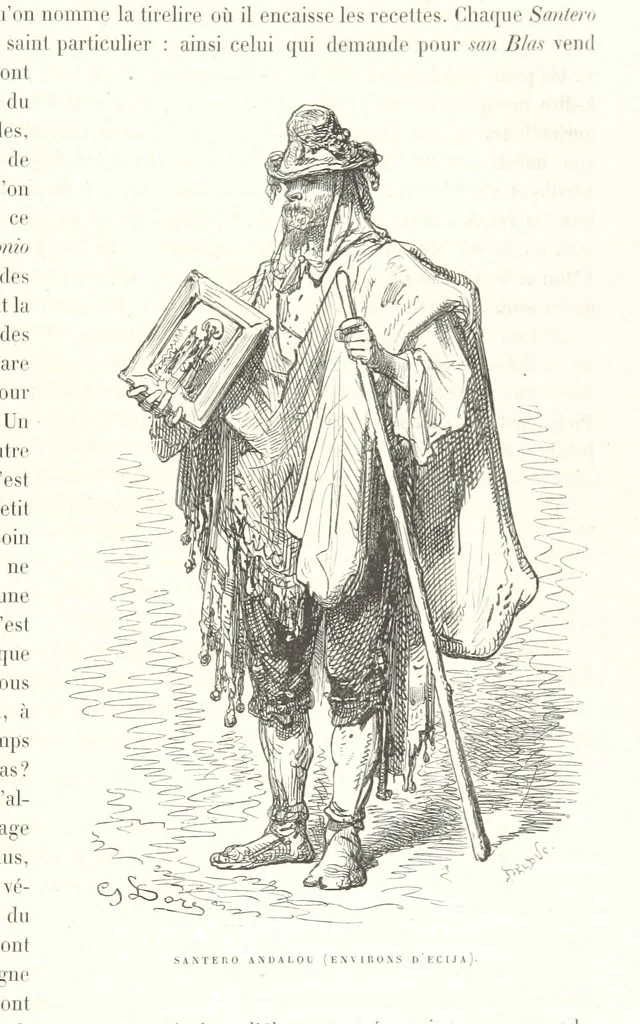 An illustration from L'Espagne ... Illustrée de 309 gravures dessinées sur bois par Gustave Doré, 1874, leaf 445