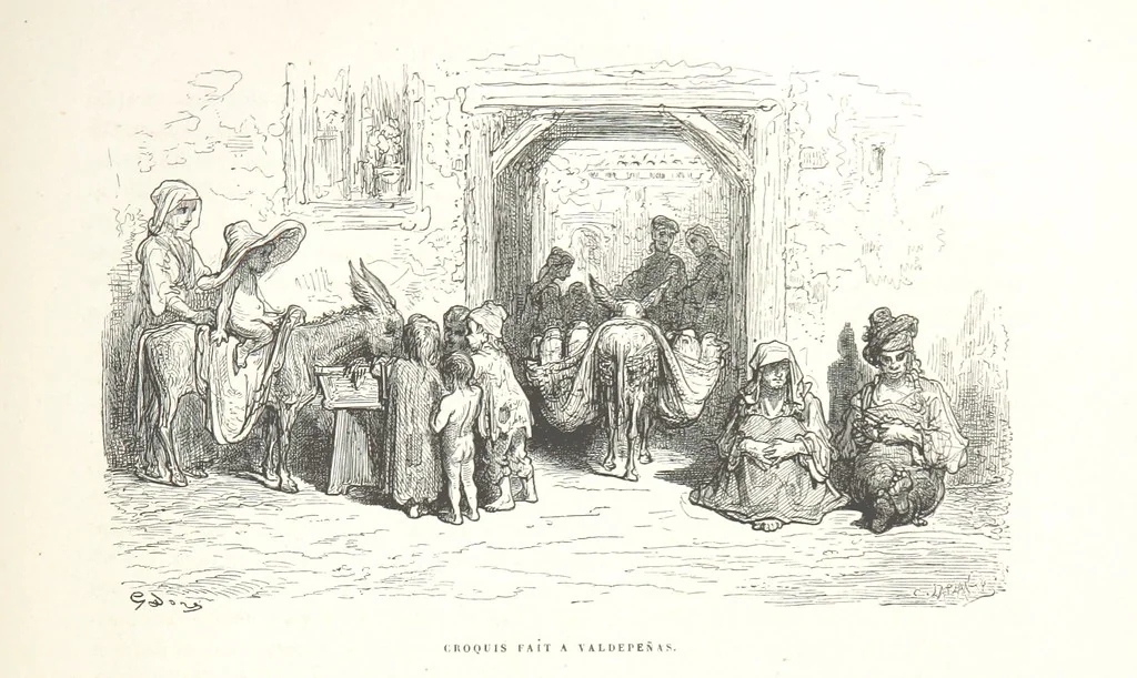 An illustration from L'Espagne ... Illustrée de 309 gravures dessinées sur bois par Gustave Doré, 1874, leaf 465