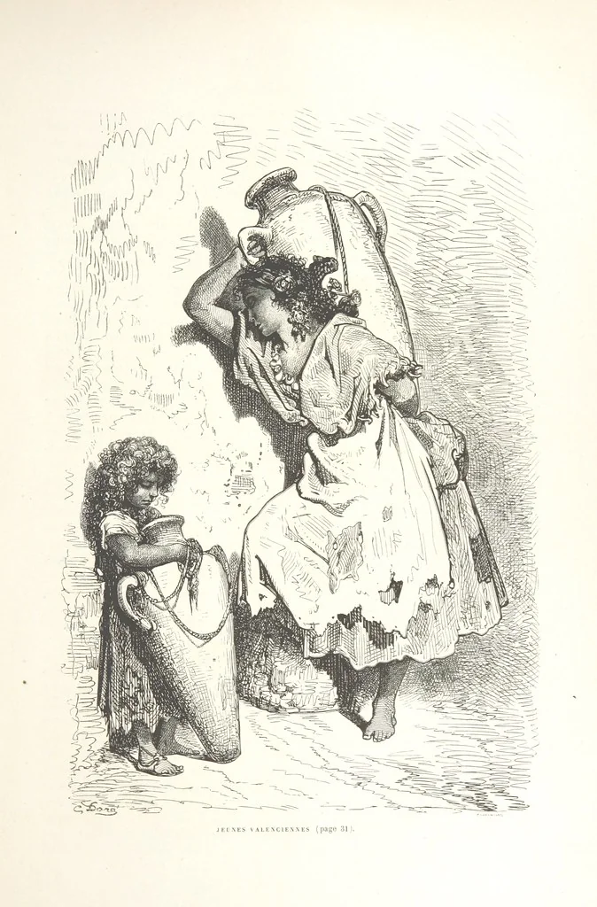 An illustration from L'Espagne ... Illustrée de 309 gravures dessinées sur bois par Gustave Doré, 1874, leaf 47