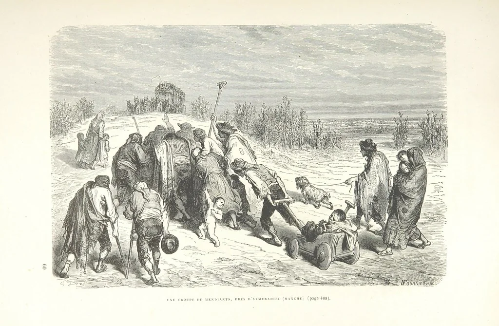 An illustration from L'Espagne ... Illustrée de 309 gravures dessinées sur bois par Gustave Doré, 1874, leaf 483