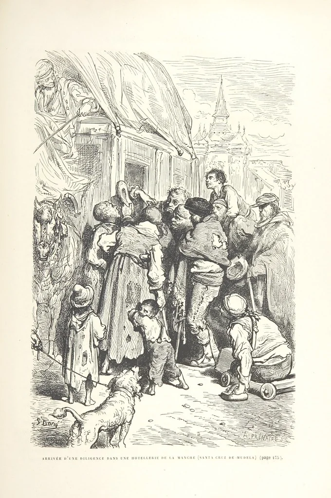 An illustration from L'Espagne ... Illustrée de 309 gravures dessinées sur bois par Gustave Doré, 1874, leaf 487
