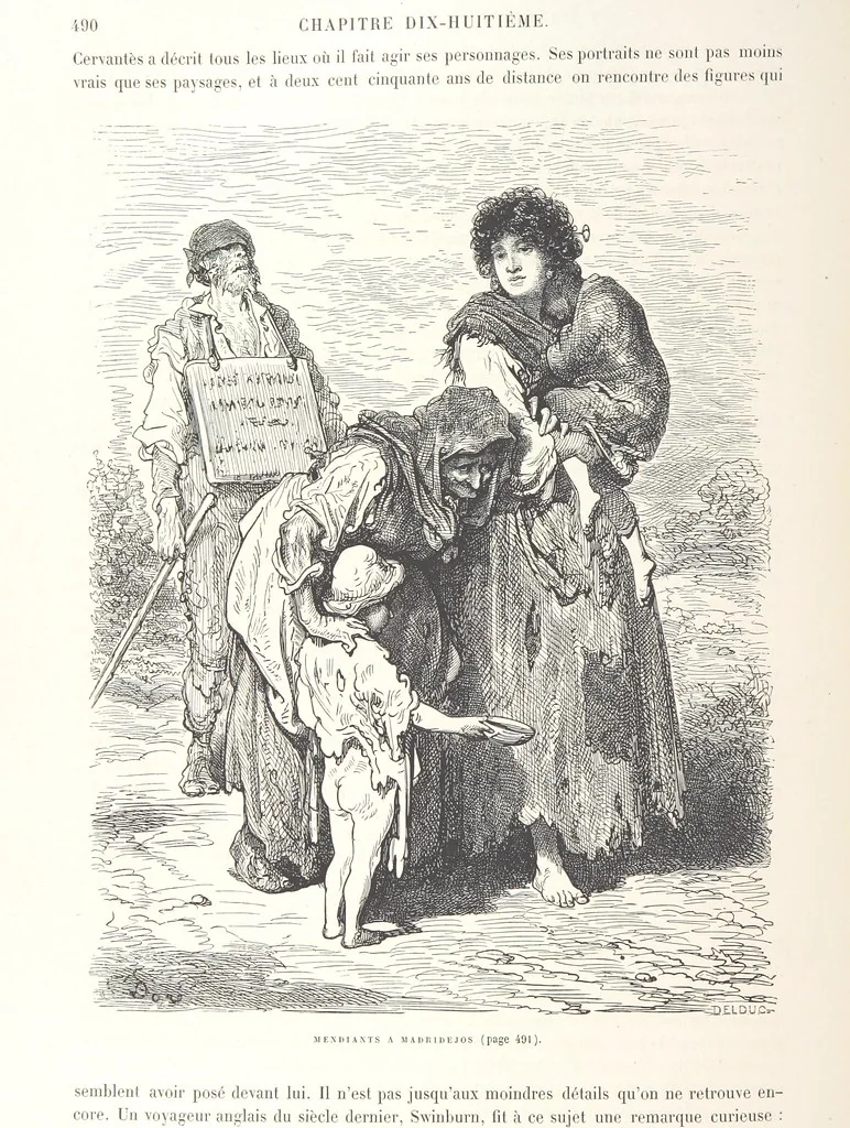 An illustration from L'Espagne ... Illustrée de 309 gravures dessinées sur bois par Gustave Doré, 1874, leaf 500
