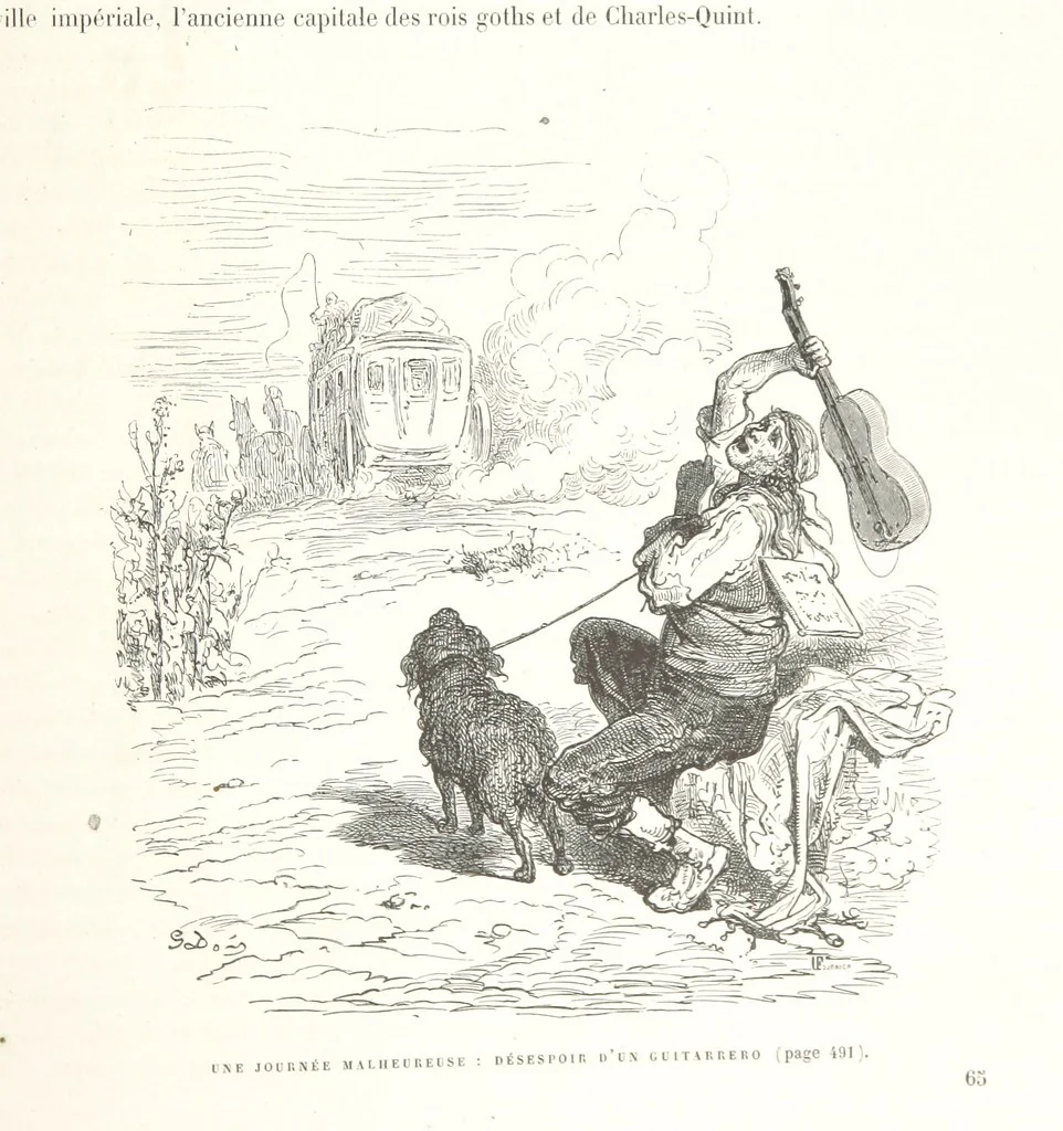An illustration from L'Espagne ... Illustrée de 309 gravures dessinées sur bois par Gustave Doré, 1874, leaf 523