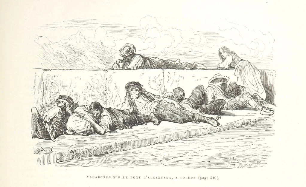 An illustration from L'Espagne ... Illustrée de 309 gravures dessinées sur bois par Gustave Doré, 1874, leaf 525
