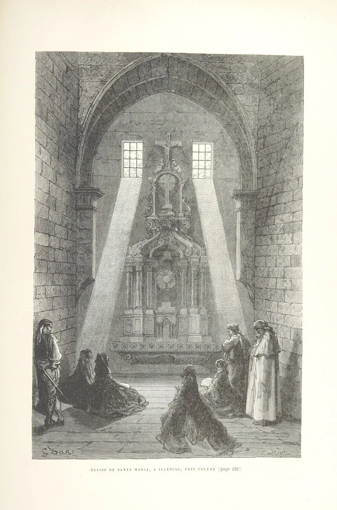 An illustration from L'Espagne ... Illustrée de 309 gravures dessinées sur bois par Gustave Doré, 1874, leaf 543