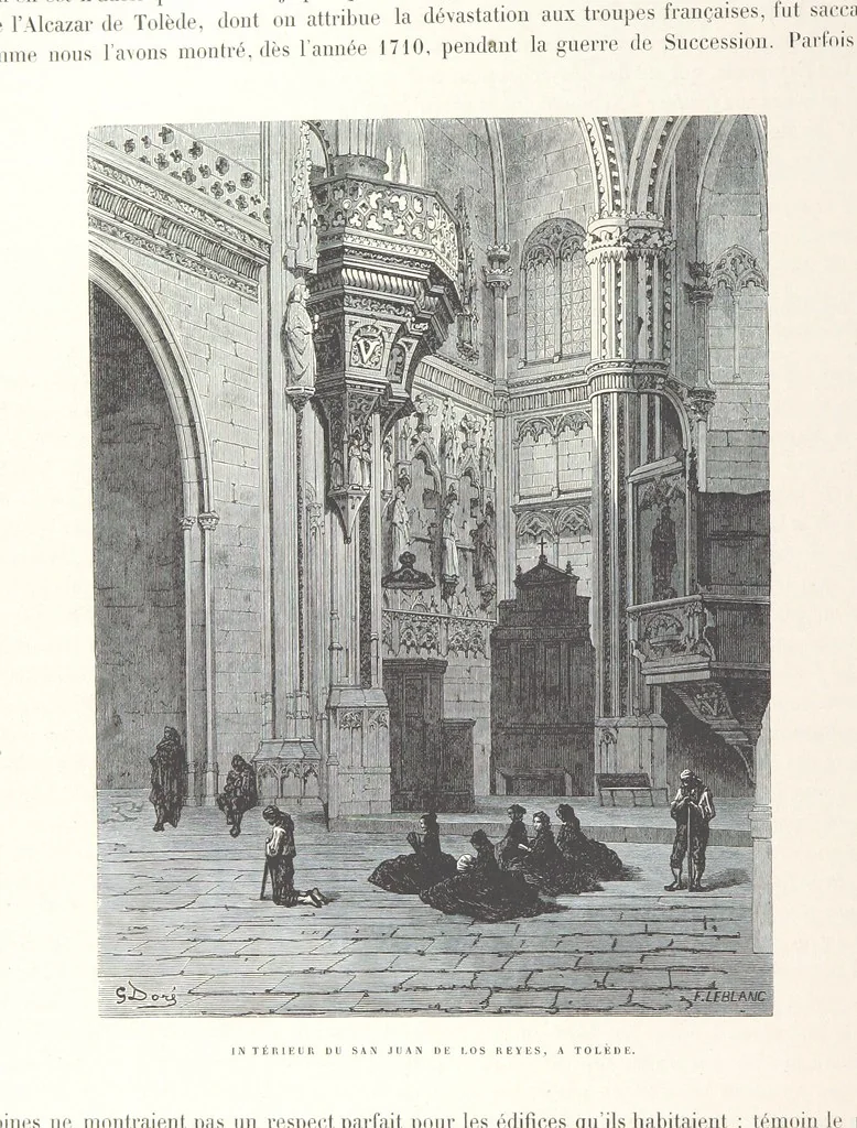An illustration from L'Espagne ... Illustrée de 309 gravures dessinées sur bois par Gustave Doré, 1874, leaf 548