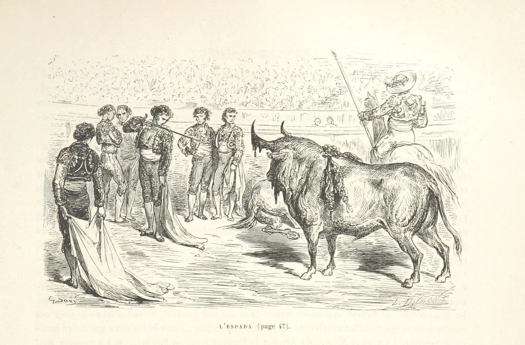 An illustration from L'Espagne ... Illustrée de 309 gravures dessinées sur bois par Gustave Doré, 1874, leaf 55
