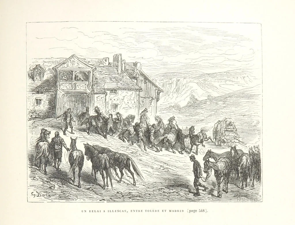 An illustration from L'Espagne ... Illustrée de 309 gravures dessinées sur bois par Gustave Doré, 1874, leaf 557