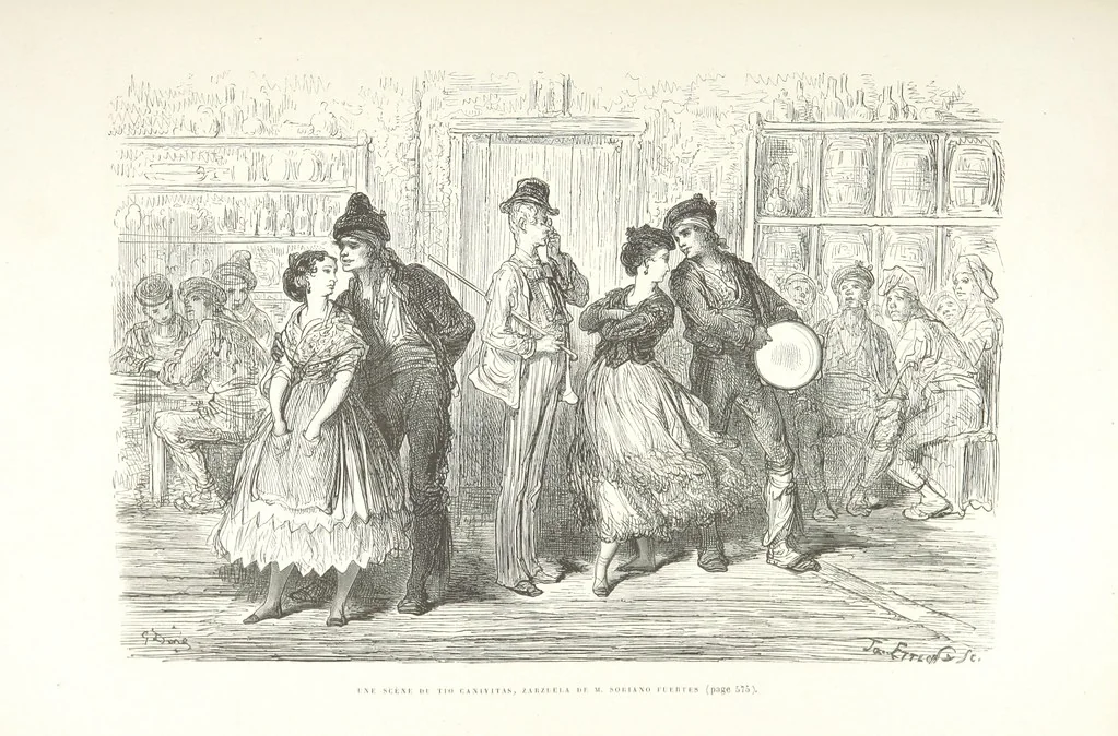 An illustration from L'Espagne ... Illustrée de 309 gravures dessinées sur bois par Gustave Doré, 1874, leaf 583