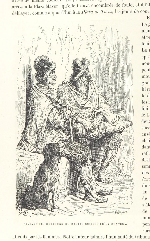 An illustration from L'Espagne ... Illustrée de 309 gravures dessinées sur bois par Gustave Doré, 1874, leaf 588