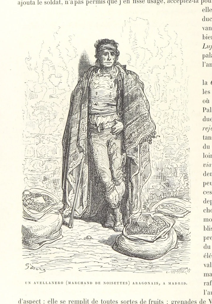 An illustration from L'Espagne ... Illustrée de 309 gravures dessinées sur bois par Gustave Doré, 1874, leaf 592