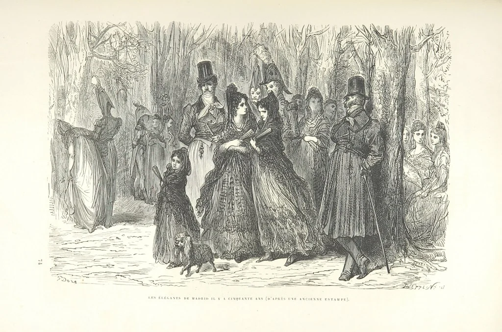 An illustration from L'Espagne ... Illustrée de 309 gravures dessinées sur bois par Gustave Doré, 1874, leaf 595