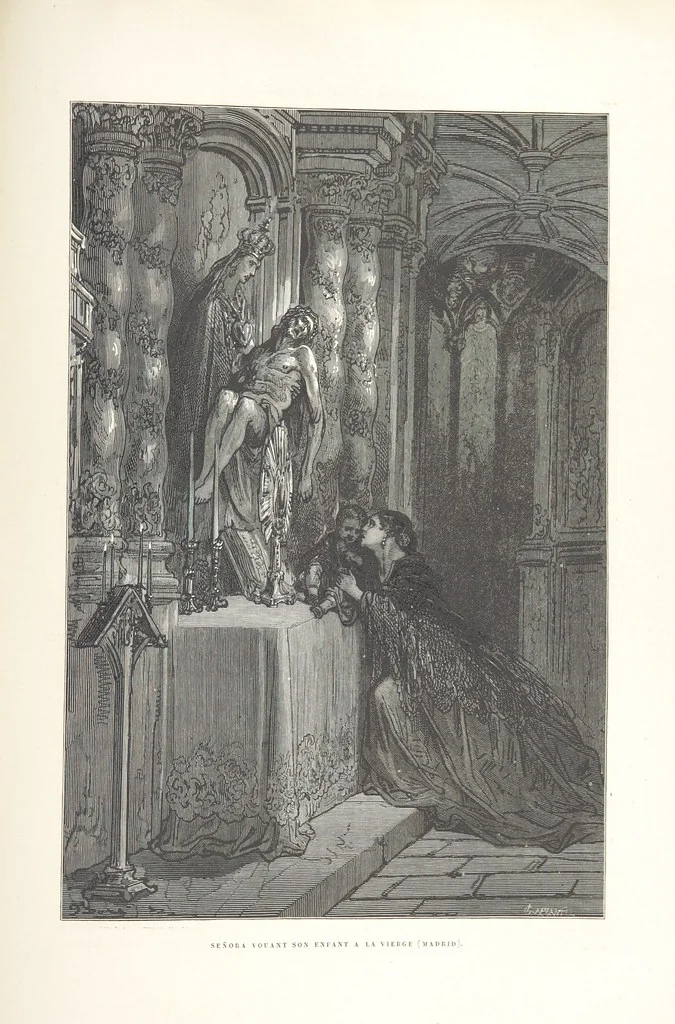An illustration from L'Espagne ... Illustrée de 309 gravures dessinées sur bois par Gustave Doré, 1874, leaf 607