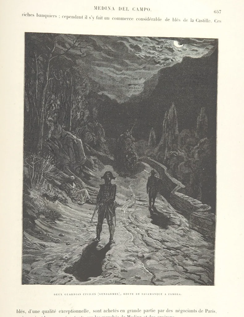 An illustration from L'Espagne ... Illustrée de 309 gravures dessinées sur bois par Gustave Doré, 1874, leaf 667
