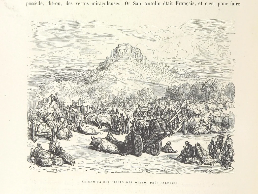 An illustration from L'Espagne ... Illustrée de 309 gravures dessinées sur bois par Gustave Doré, 1874, leaf 674