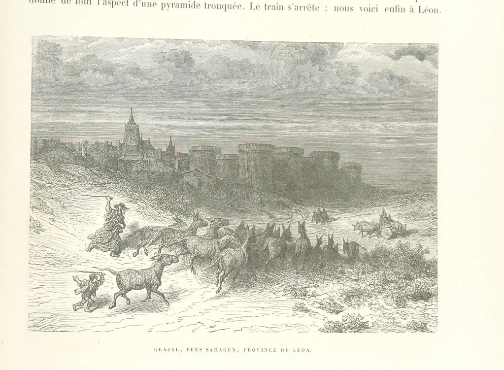 An illustration from L'Espagne ... Illustrée de 309 gravures dessinées sur bois par Gustave Doré, 1874, leaf 677