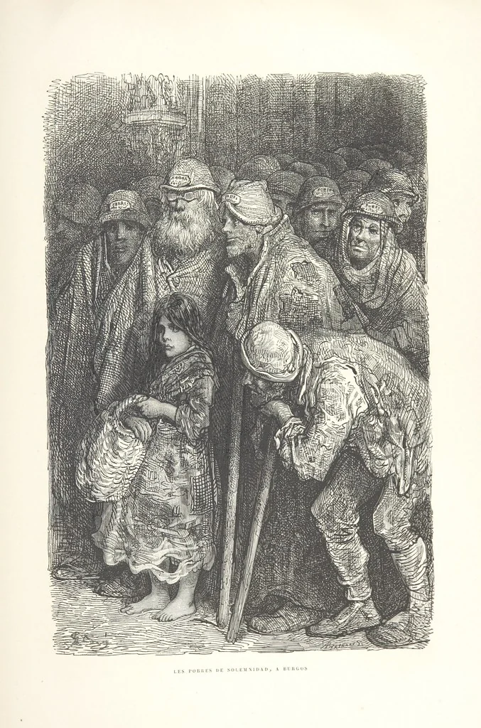 An illustration from L'Espagne ... Illustrée de 309 gravures dessinées sur bois par Gustave Doré, 1874, leaf 701