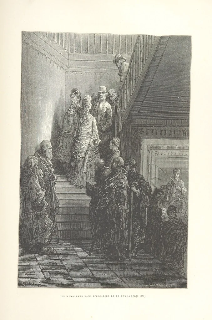 An illustration from L'Espagne ... Illustrée de 309 gravures dessinées sur bois par Gustave Doré, 1874, leaf 709