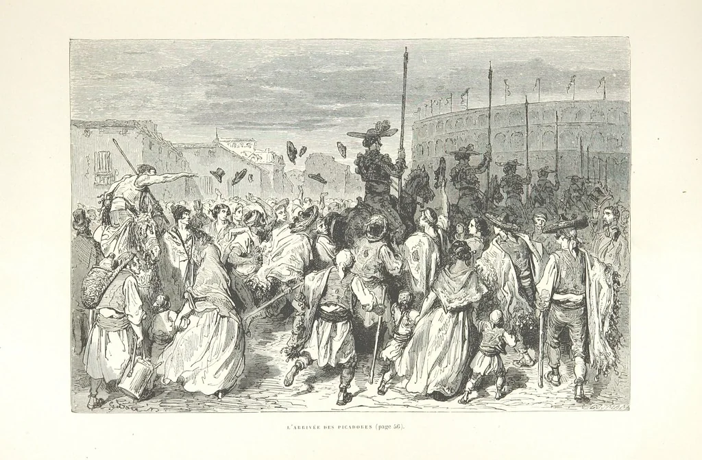 An illustration from L'Espagne ... Illustrée de 309 gravures dessinées sur bois par Gustave Doré, 1874, leaf 71