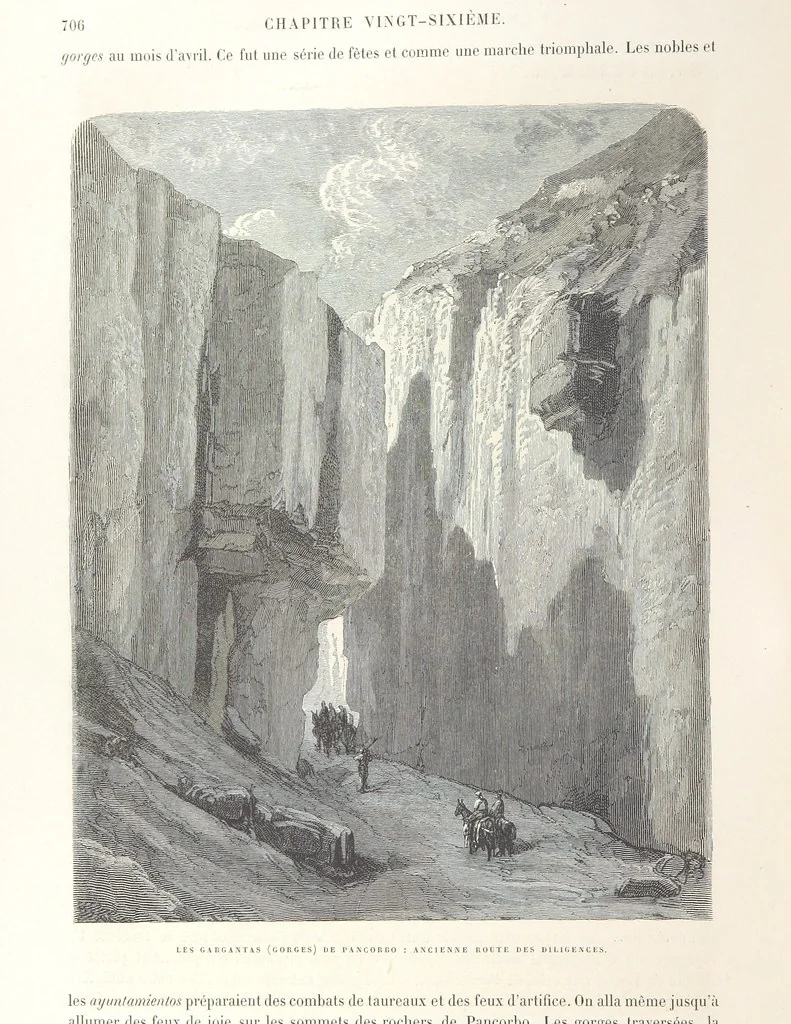 An illustration from L'Espagne ... Illustrée de 309 gravures dessinées sur bois par Gustave Doré, 1874, leaf 716