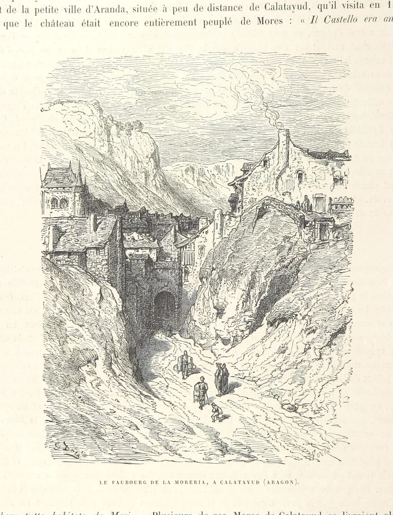 An illustration from L'Espagne ... Illustrée de 309 gravures dessinées sur bois par Gustave Doré, 1874, leaf 730