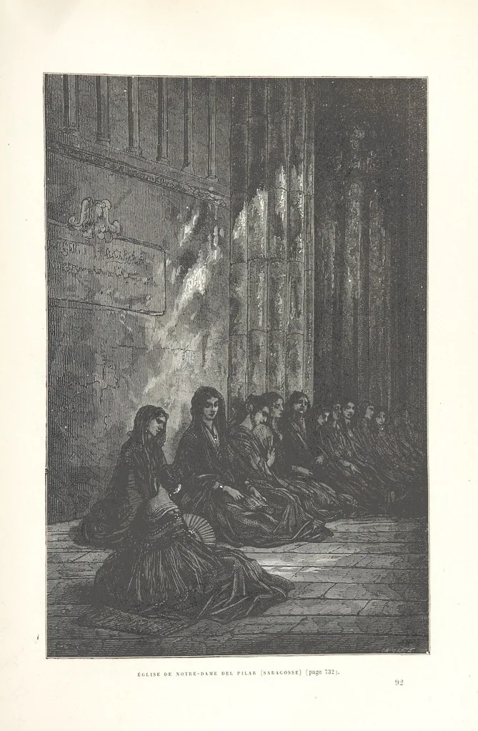 An illustration from L'Espagne ... Illustrée de 309 gravures dessinées sur bois par Gustave Doré, 1874, leaf 739