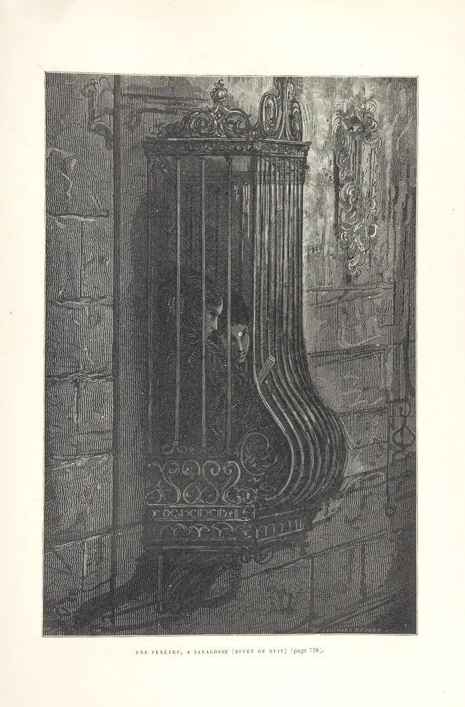 An illustration from L'Espagne ... Illustrée de 309 gravures dessinées sur bois par Gustave Doré, 1874, leaf 743