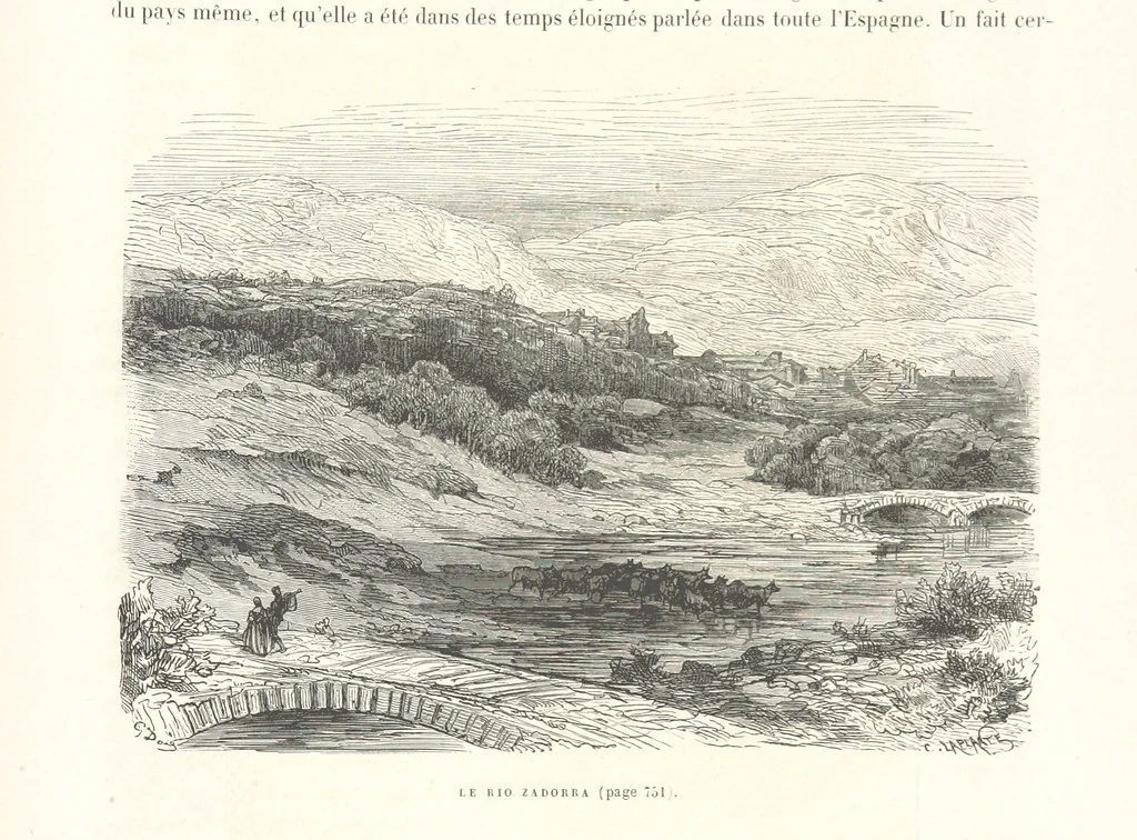 An illustration from L'Espagne ... Illustrée de 309 gravures dessinées sur bois par Gustave Doré, 1874, leaf 763
