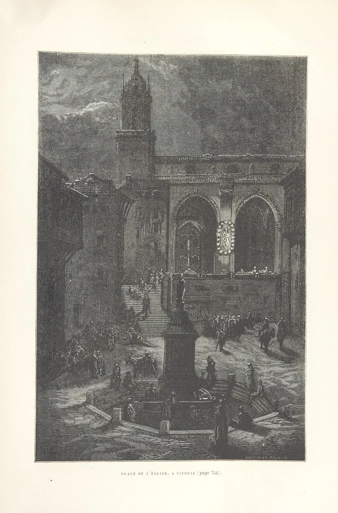 An illustration from L'Espagne ... Illustrée de 309 gravures dessinées sur bois par Gustave Doré, 1874, leaf 765