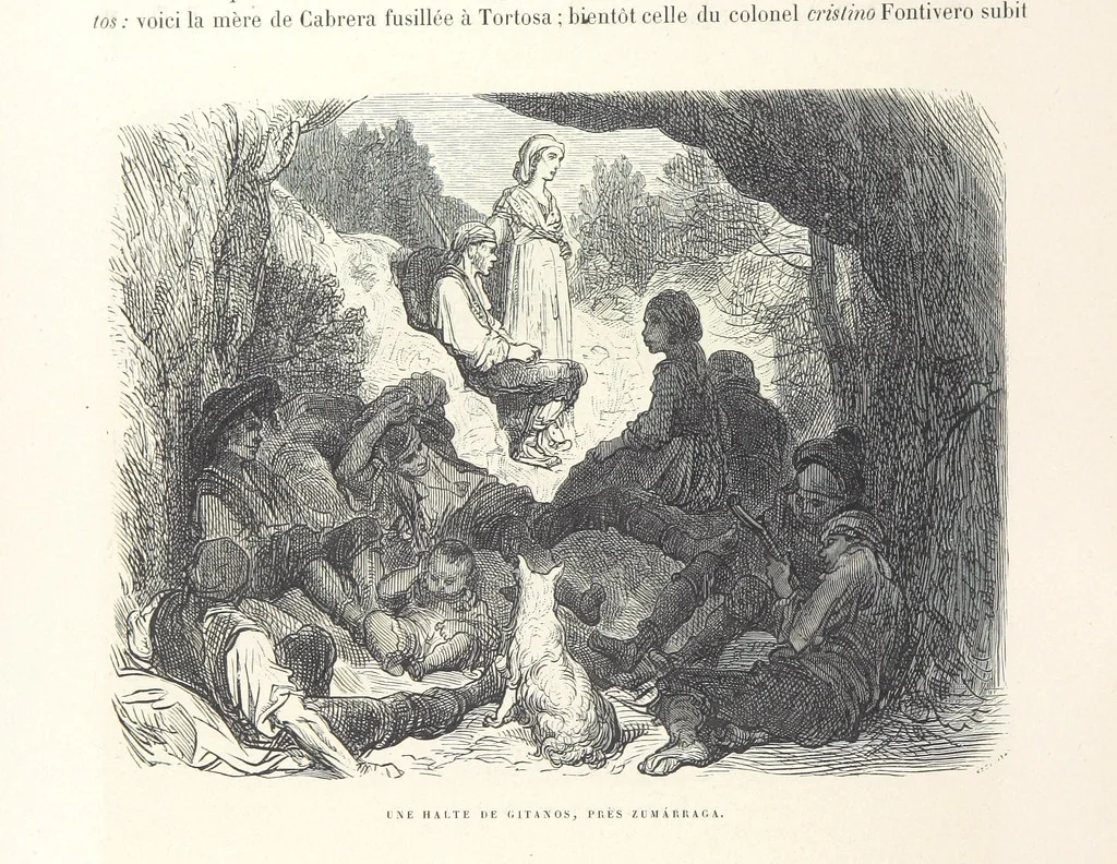 An illustration from L'Espagne ... Illustrée de 309 gravures dessinées sur bois par Gustave Doré, 1874, leaf 772