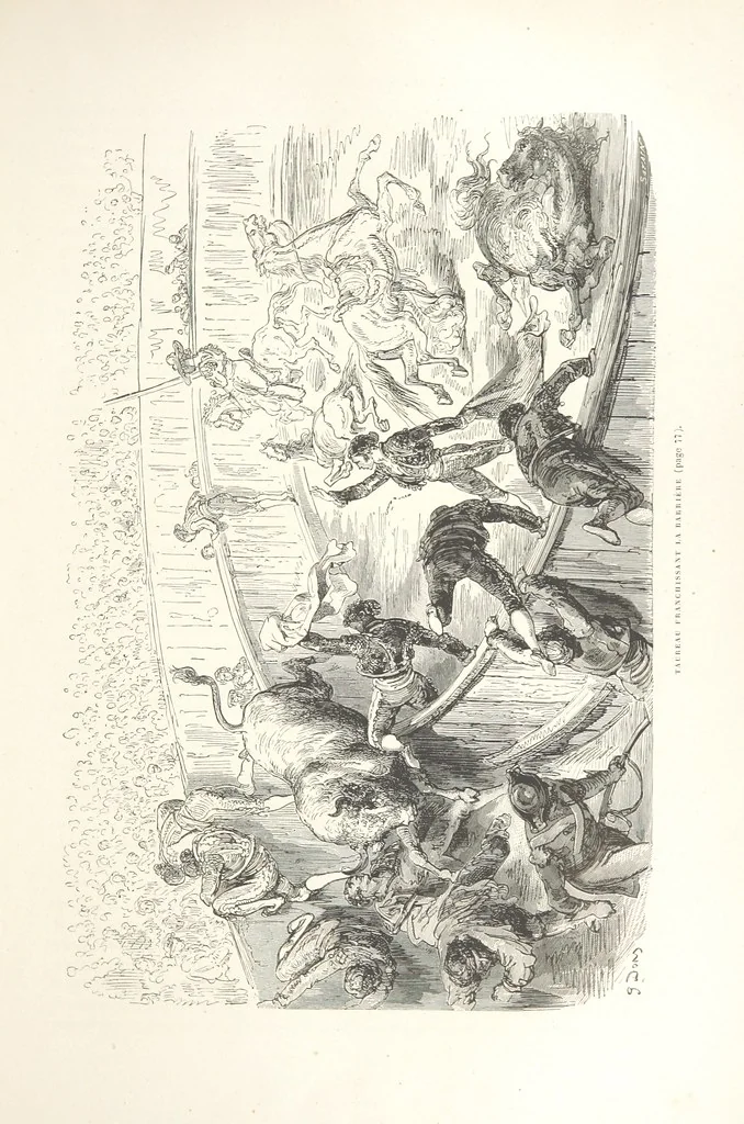 An illustration from L'Espagne ... Illustrée de 309 gravures dessinées sur bois par Gustave Doré, 1874, leaf 85