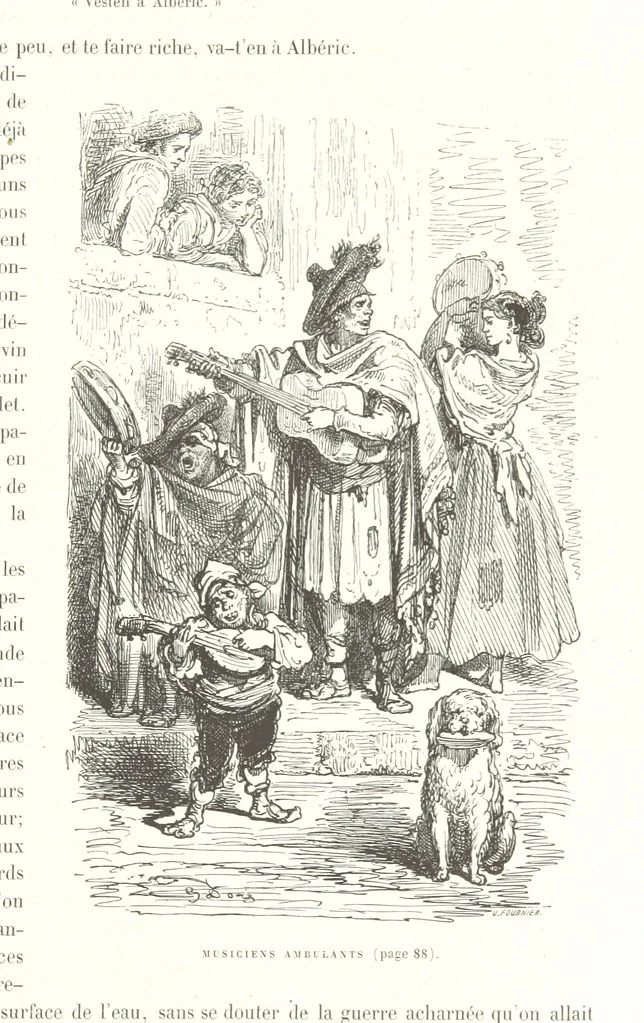 An illustration from L'Espagne ... Illustrée de 309 gravures dessinées sur bois par Gustave Doré, 1874, leaf 93