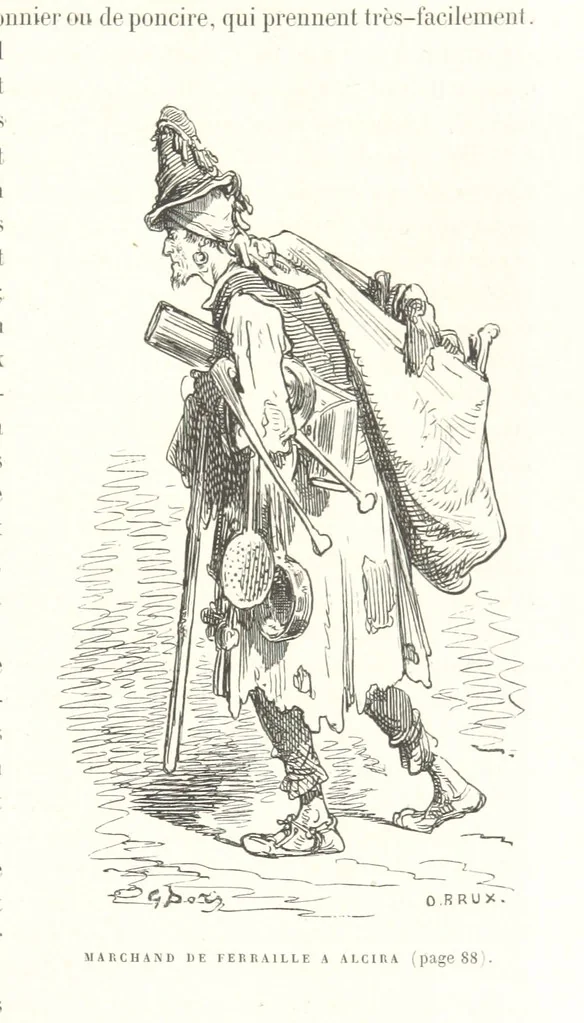 An illustration from L'Espagne ... Illustrée de 309 gravures dessinées sur bois par Gustave Doré, 1874, leaf 97