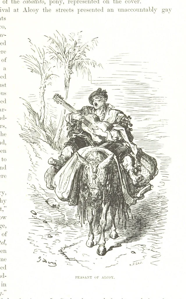 An illustration from Spain ... Illustrated by Gustave Doré. Translated by J. Thomson, 1876, leaf 101