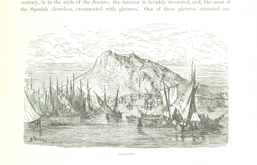 An illustration from Spain ... Illustrated by Gustave Doré. Translated by J. Thomson, 1876, leaf 113