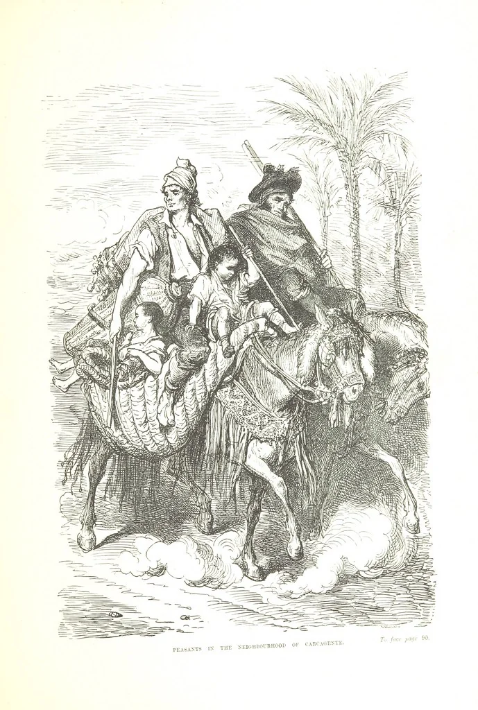 An illustration from Spain ... Illustrated by Gustave Doré. Translated by J. Thomson, 1876, leaf 115