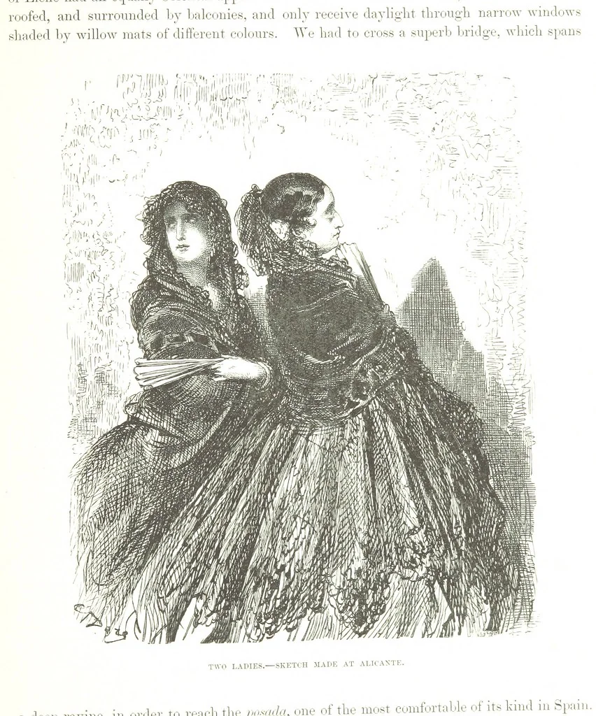 An illustration from Spain ... Illustrated by Gustave Doré. Translated by J. Thomson, 1876, leaf 117