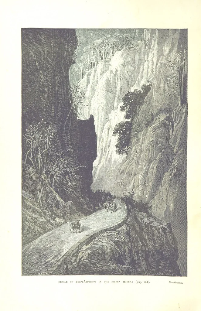 An illustration from Spain ... Illustrated by Gustave Doré. Translated by J. Thomson, 1876, leaf 12