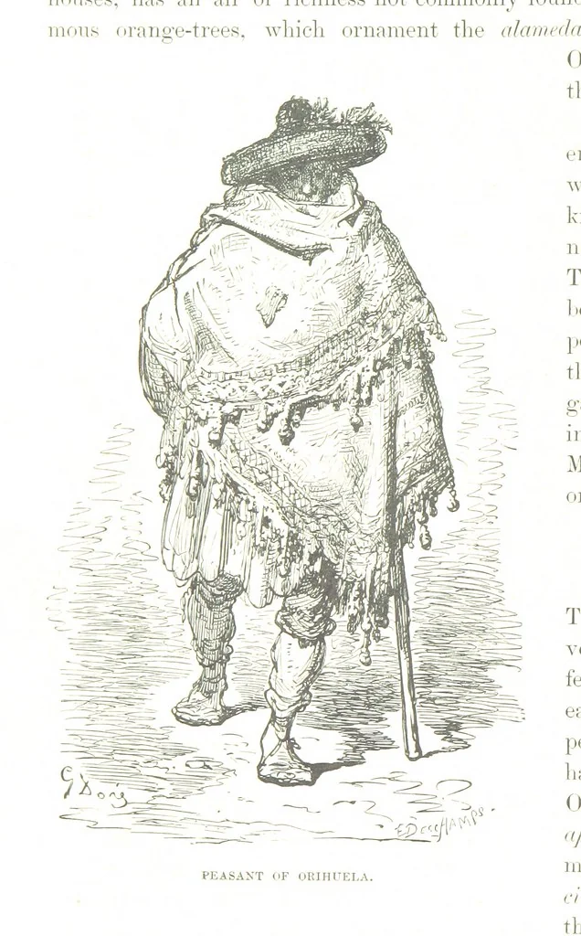 An illustration from Spain ... Illustrated by Gustave Doré. Translated by J. Thomson, 1876, leaf 122