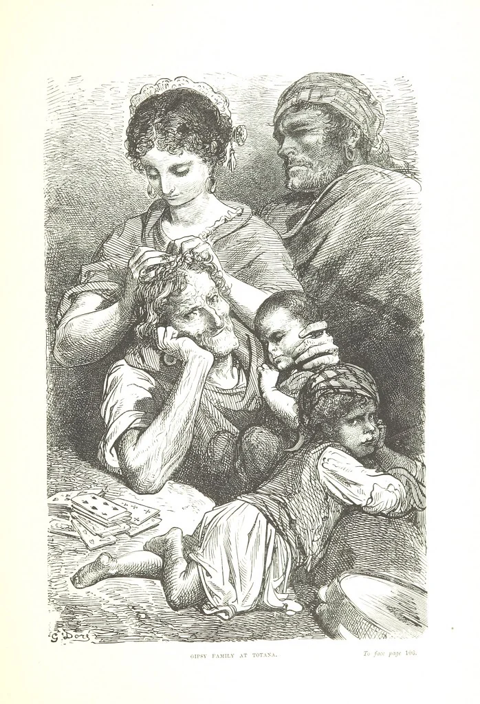 An illustration from Spain ... Illustrated by Gustave Doré. Translated by J. Thomson, 1876, leaf 131