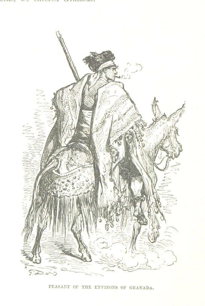 An illustration from Spain ... Illustrated by Gustave Doré. Translated by J. Thomson, 1876, leaf 138