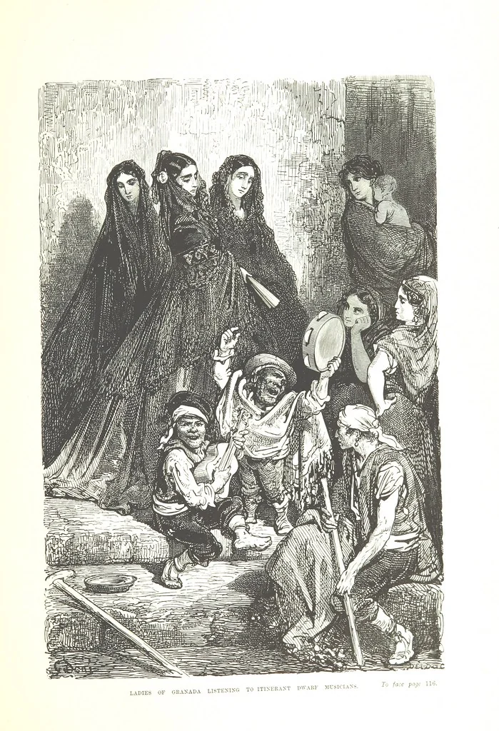 An illustration from Spain ... Illustrated by Gustave Doré. Translated by J. Thomson, 1876, leaf 141