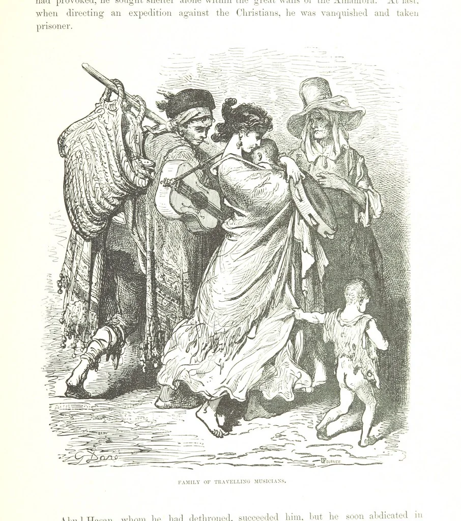 An illustration from Spain ... Illustrated by Gustave Doré. Translated by J. Thomson, 1876, leaf 147