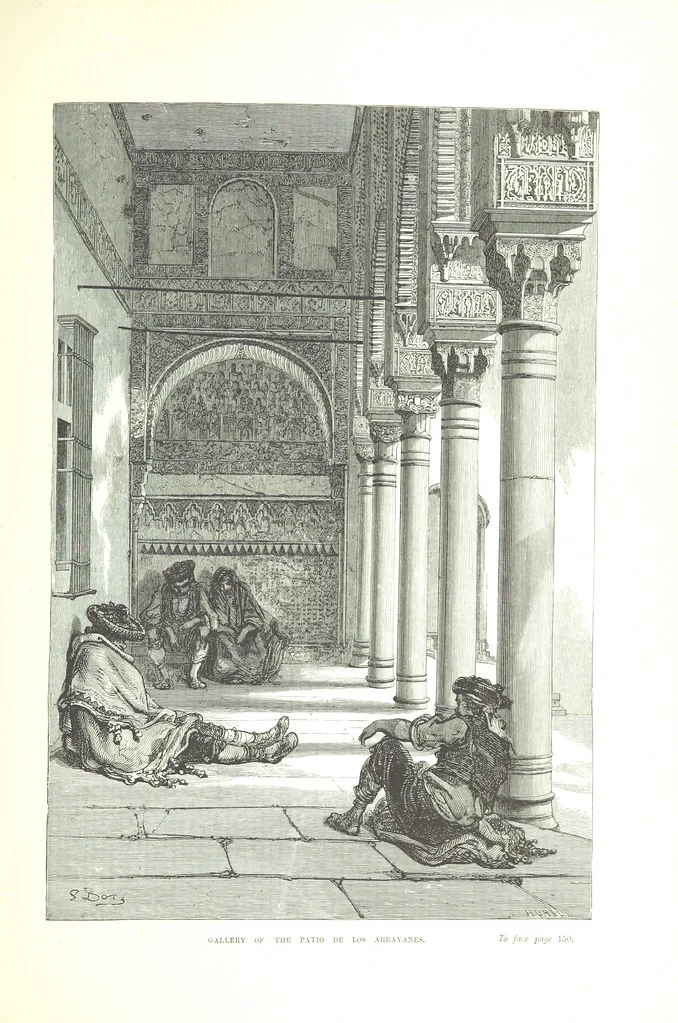 An illustration from Spain ... Illustrated by Gustave Doré. Translated by J. Thomson, 1876, leaf 175