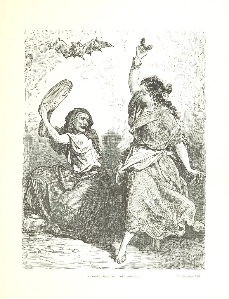 An illustration from Spain ... Illustrated by Gustave Doré. Translated by J. Thomson, 1876, leaf 211