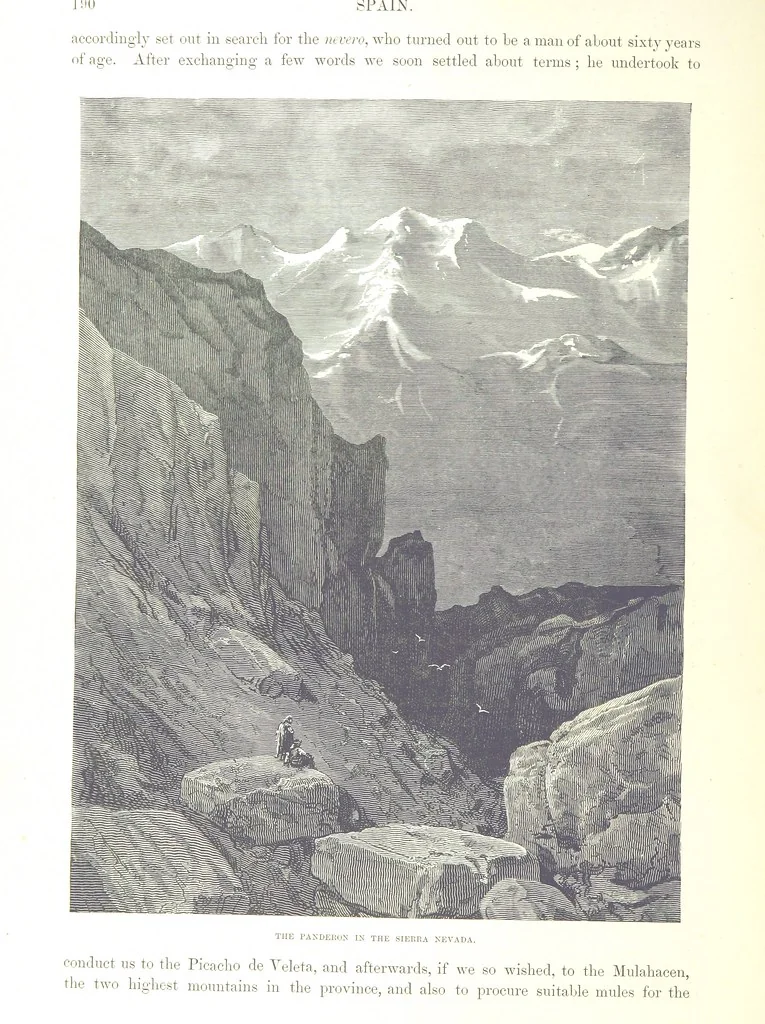 An illustration from Spain ... Illustrated by Gustave Doré. Translated by J. Thomson, 1876, leaf 214