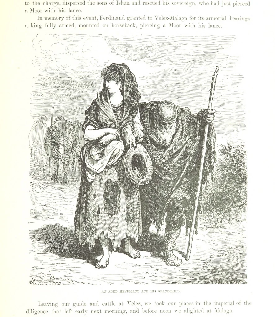 An illustration from Spain ... Illustrated by Gustave Doré. Translated by J. Thomson, 1876, leaf 235