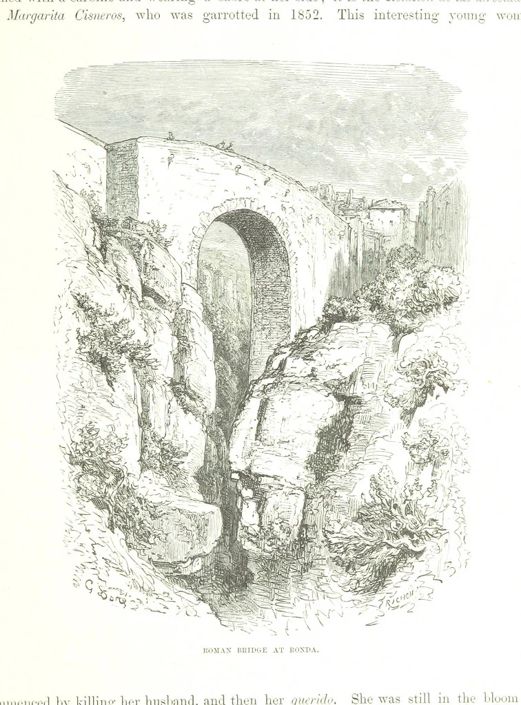 An illustration from Spain ... Illustrated by Gustave Doré. Translated by J. Thomson, 1876, leaf 255