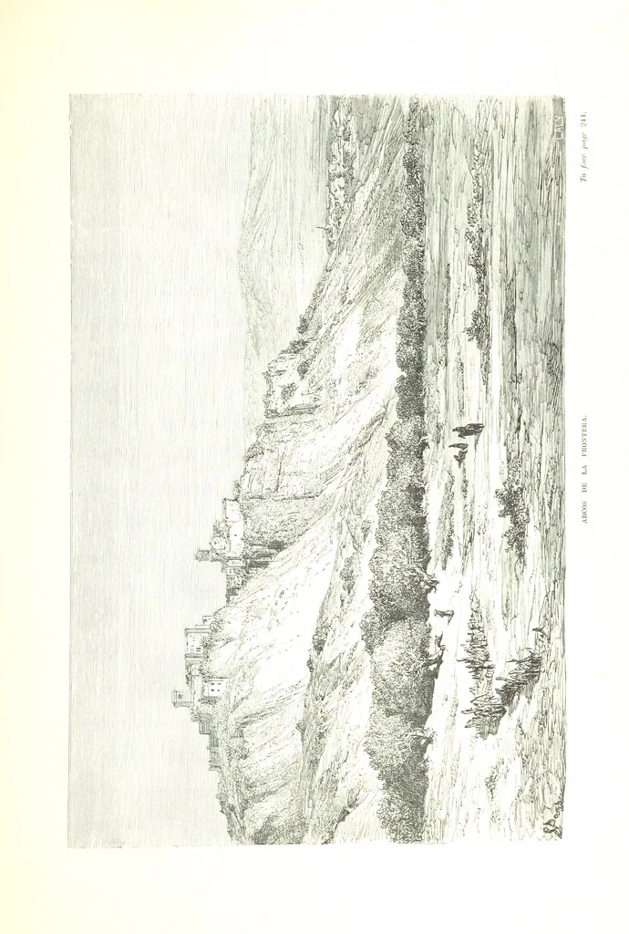 An illustration from Spain ... Illustrated by Gustave Doré. Translated by J. Thomson, 1876, leaf 271